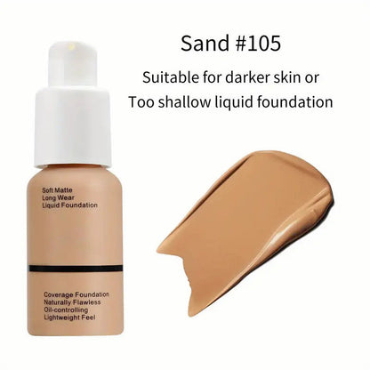 Matte Silky Full Coverage Liquid Foundation